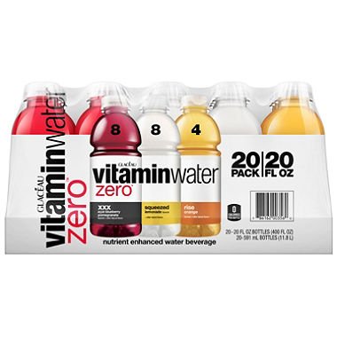 VitaminWater Zero Variety Pack 20 fl. oz. 20 pk. I50964