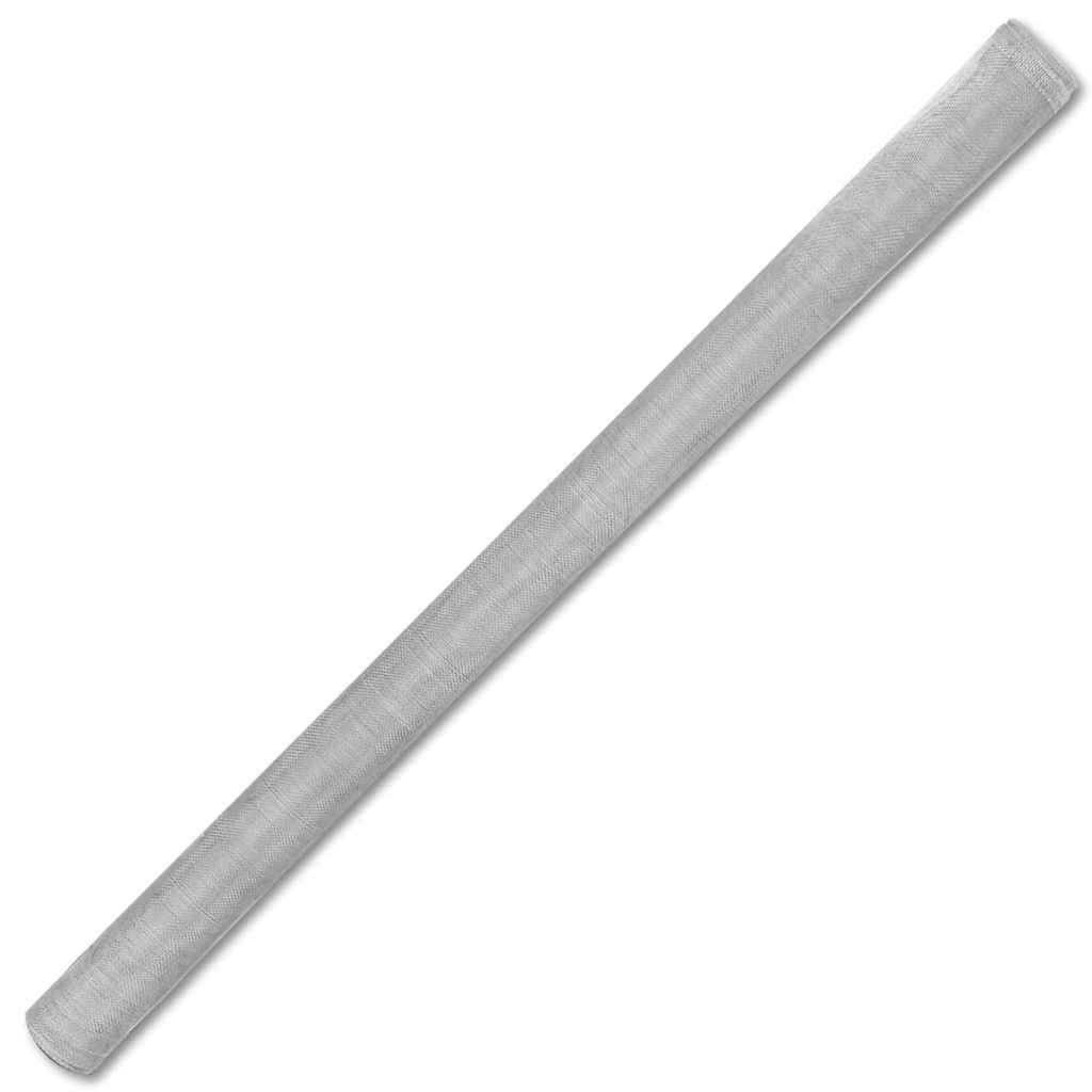 Aluminum Mesh Screen 39.4x196.9 Inches Silver C6057