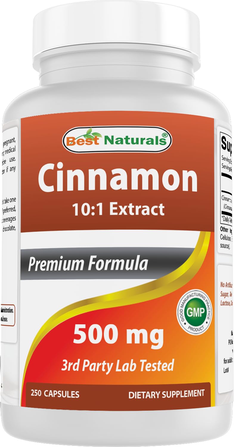Cinnamon 500 mg 250 Capsules B35362