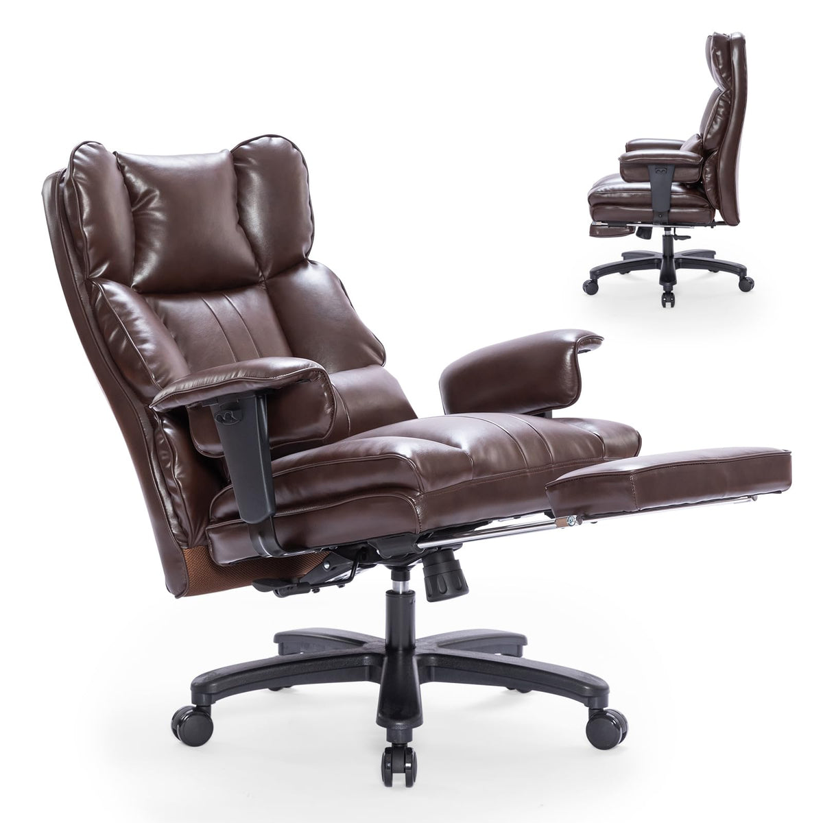 Big and Tall Office Chair with Foot Rest W424112