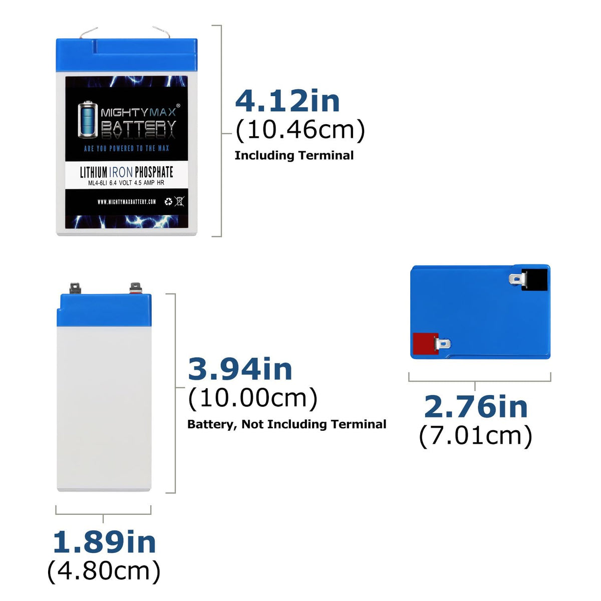 6V 4.5AH Lithium Replacement Battery F5686