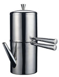 Stainless Steel Drip Coffee Maker with Spout, 3 Cups 10 oz R5988