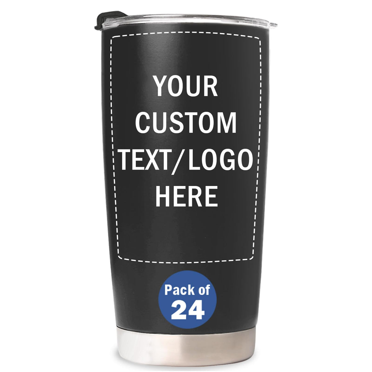Stainless Steel Tumblers 20 oz Set of 6 P637