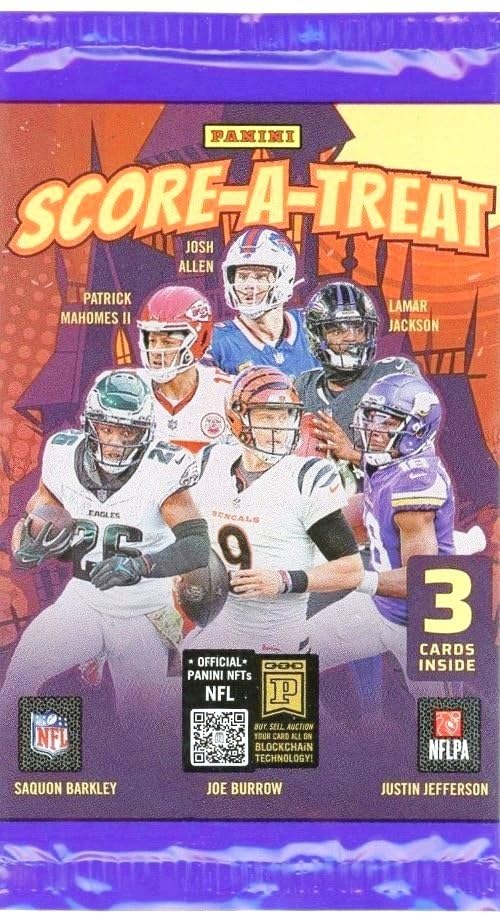 Football Trading Cards with 10 Sealed Foil Packs I19938