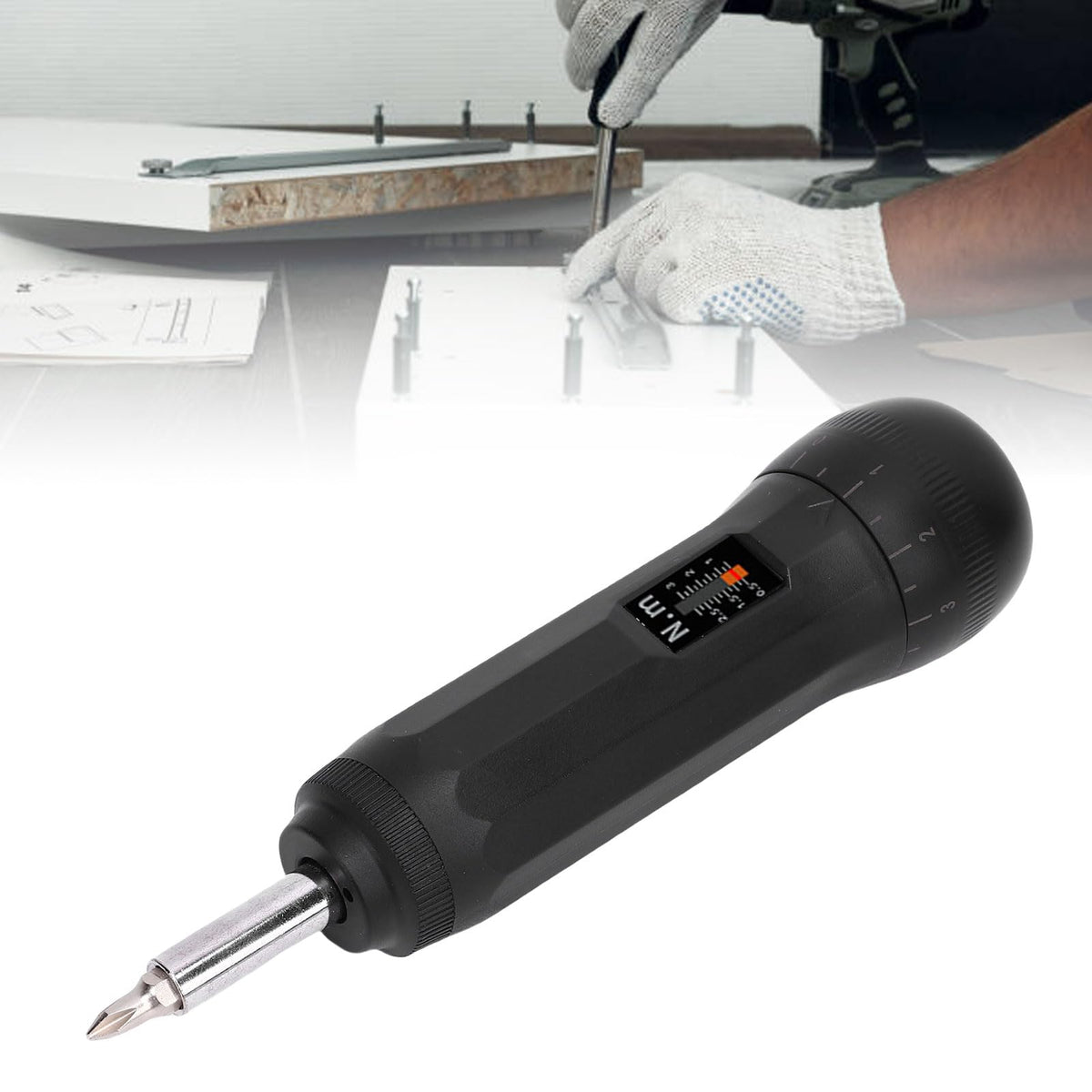 Torque Screwdriver Set 0.5-3N.m 1/4 Inch Drive with S2 Bits W125