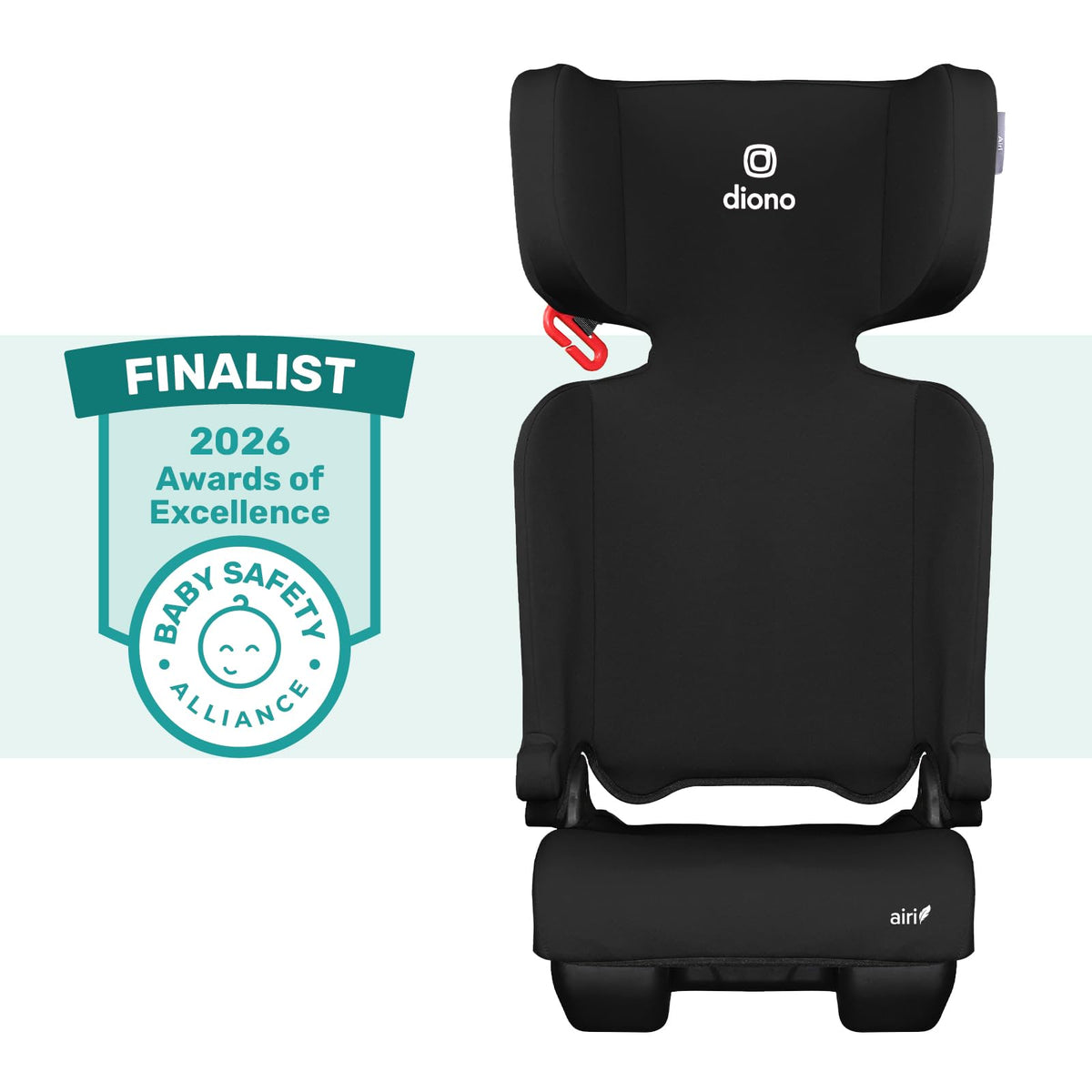 Black Foldable High Back Booster Seat T2216