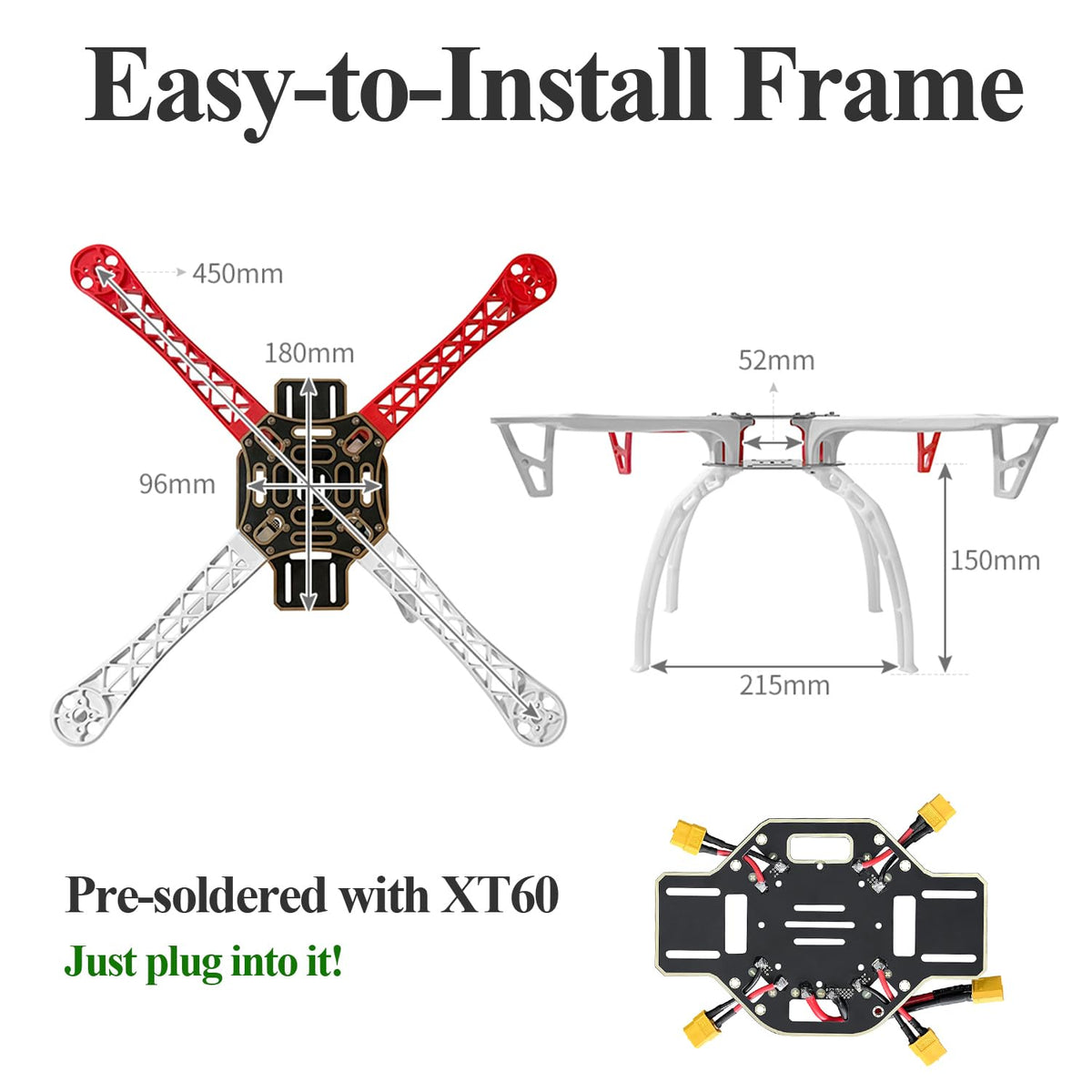 DIY 450mm Quadcopter Set U653