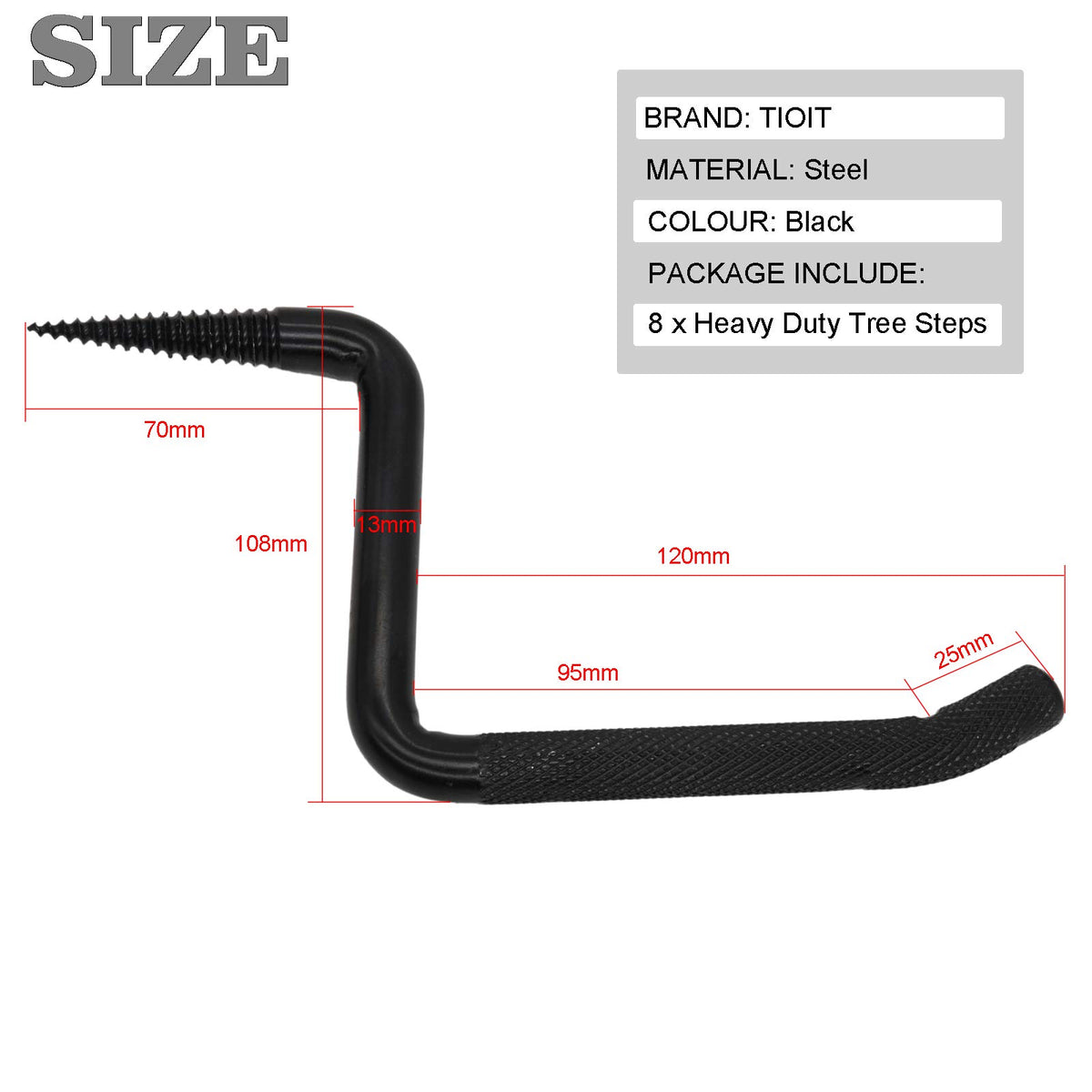 4 inch Screw-in Tree Steps 8Pack Q3742