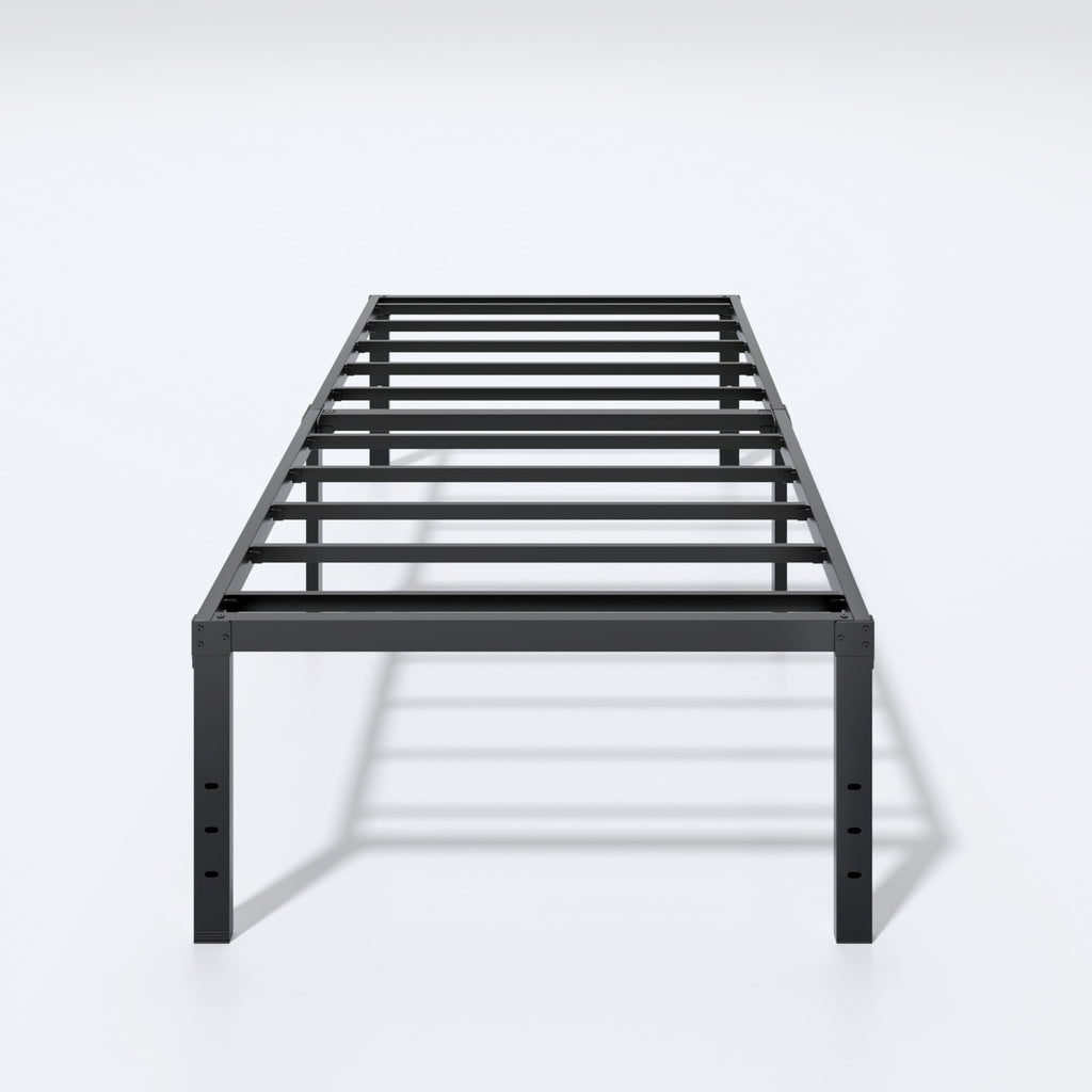 Twin XL 18 Inch Metal Platform Bed Frame with Underbed Storage T7431