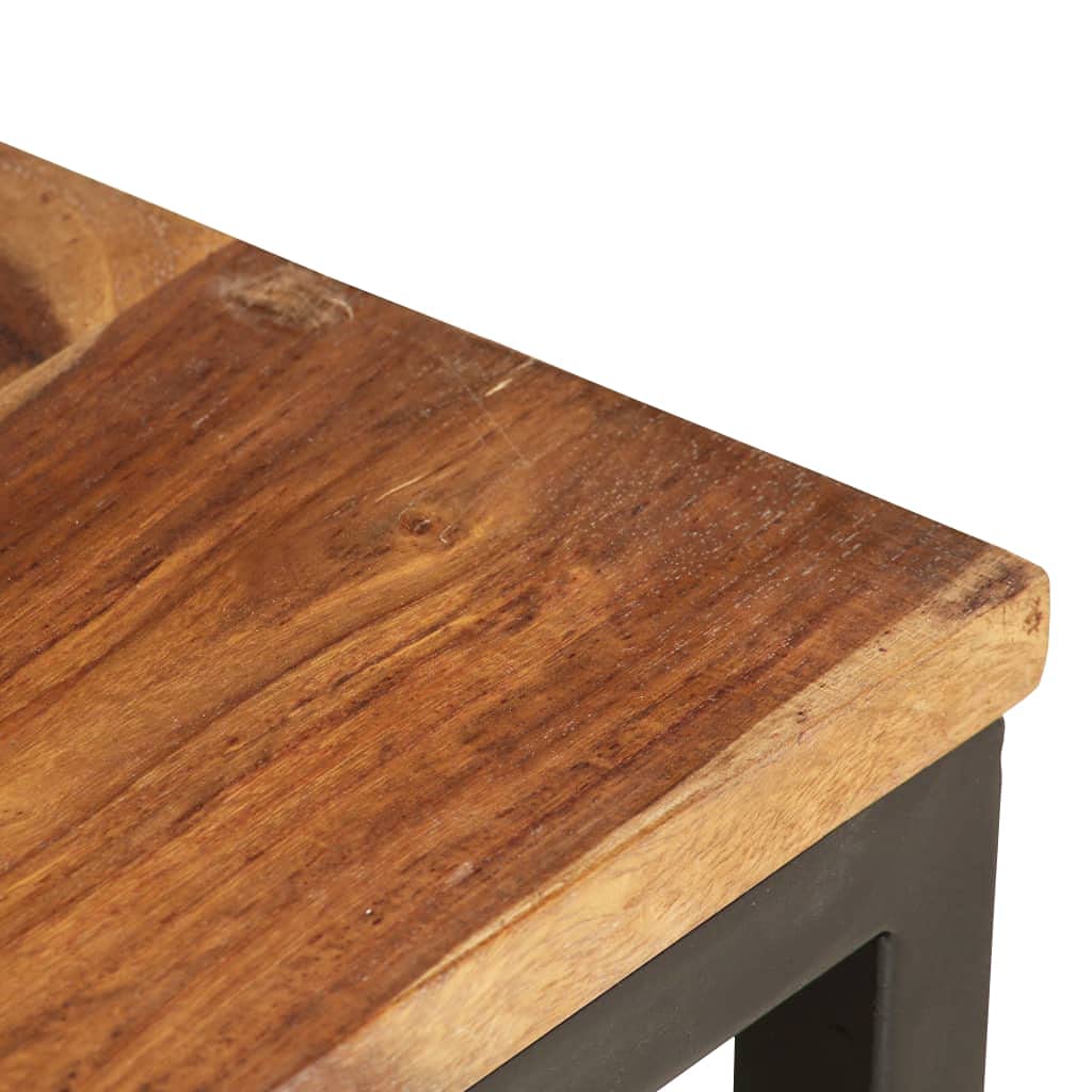 2 pcs Solid Sheesham Wood Nesting Tables M405