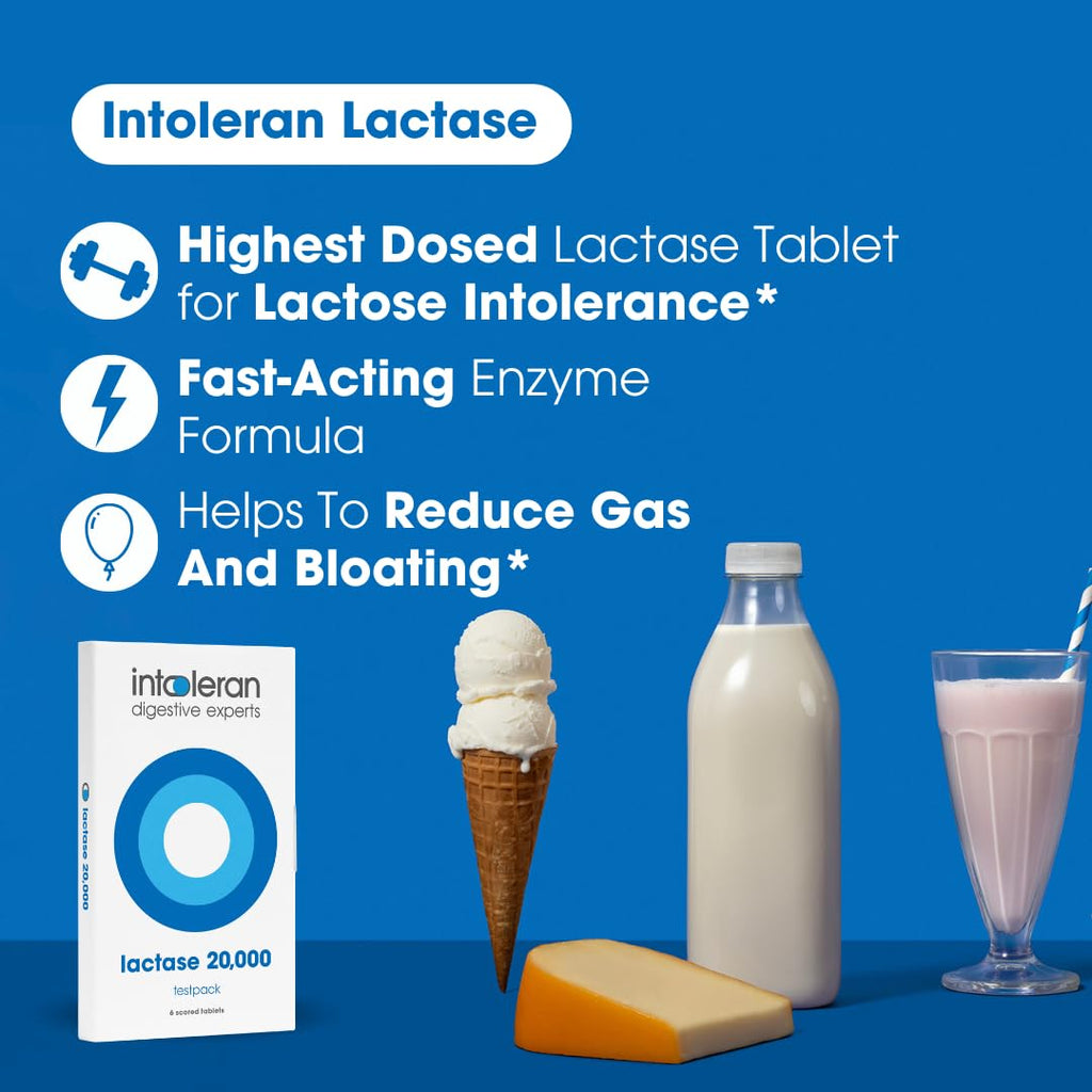 Lactase Digestive Enzymes 6 Scored Tablets B817