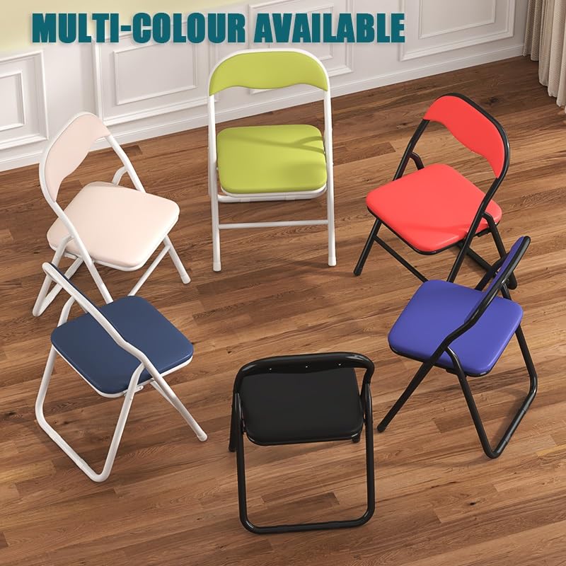 Black Padded Folding Chair with Backrest and Footrest P708584