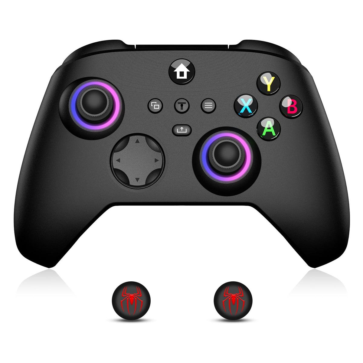 Wireless Controller with Hall Effect Joysticks, RGB Light, Dual Vibration, TURBO Z8399
