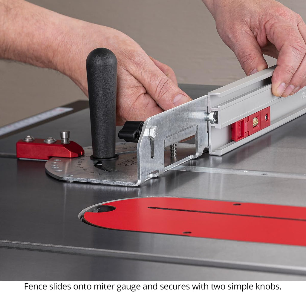 Universal Table Saw Miter Gauge with Extendable Fence U404