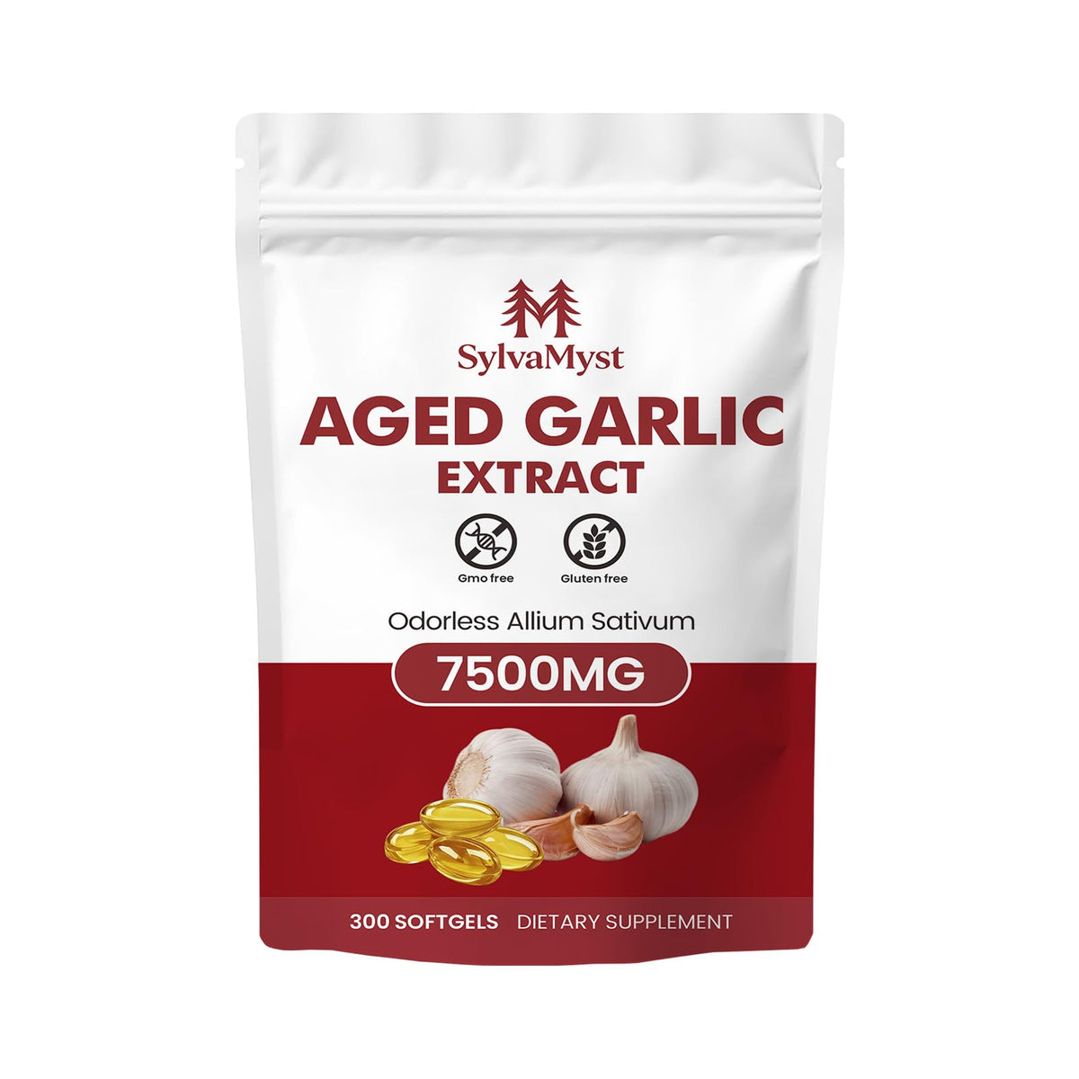 Aged Garlic Extract Capsules 300 Count G750