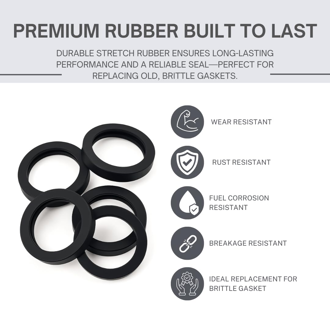 6pcs Universal Gas Can Spout Gaskets J538