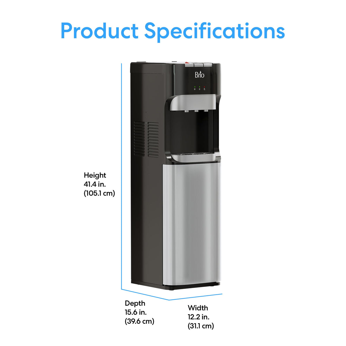 Bottom Loading Water Cooler Dispenser for 5 Gallon Bottles A870022