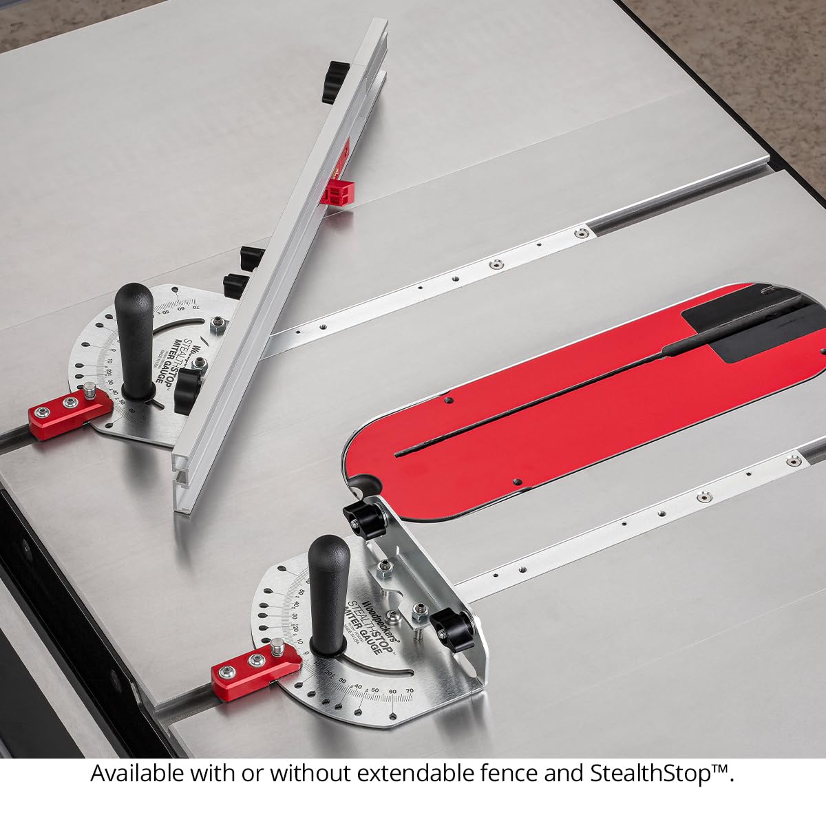Universal Table Saw Miter Gauge with Extendable Fence U404