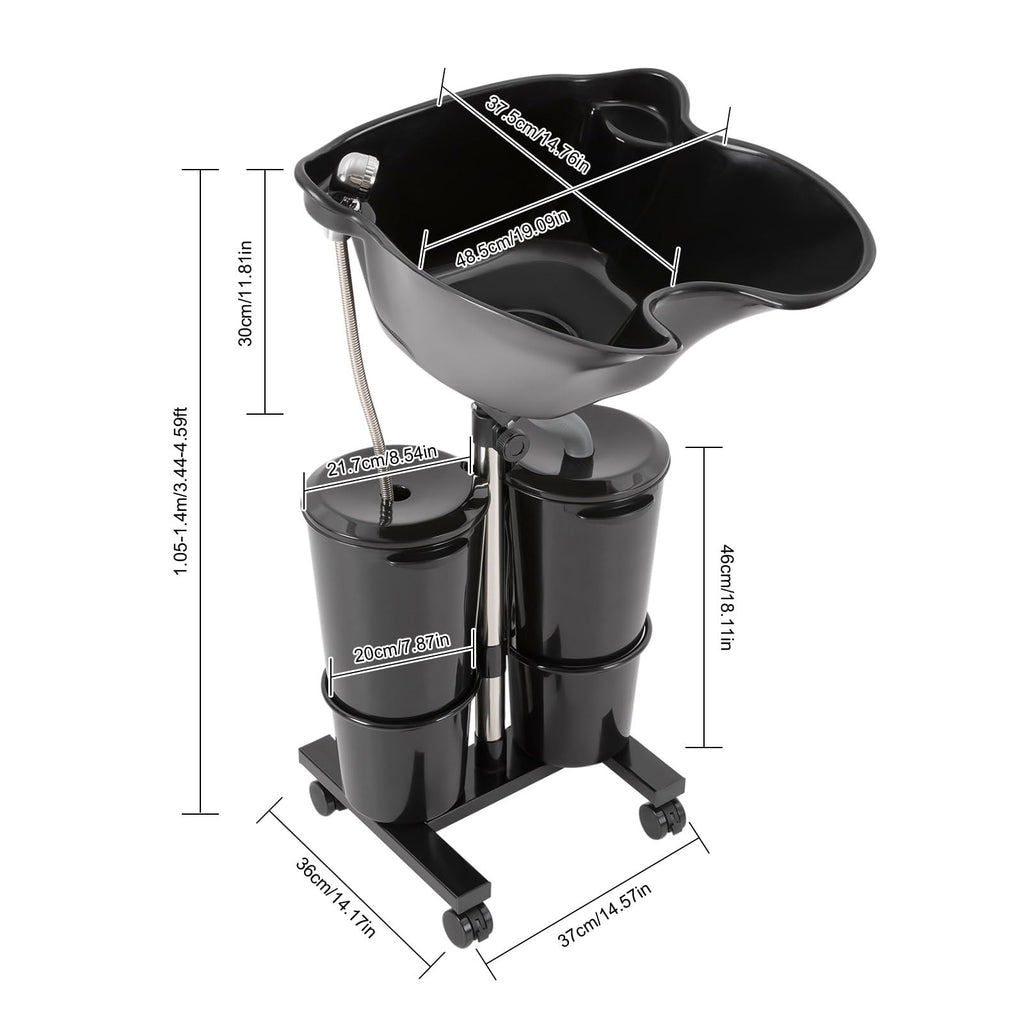Portable Shampoo Bowl with Electric Pump X839