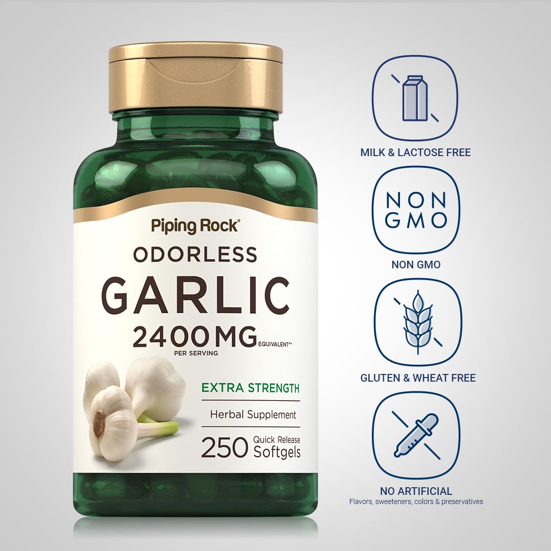 Odorless Garlic Softgels 250 Count S50482