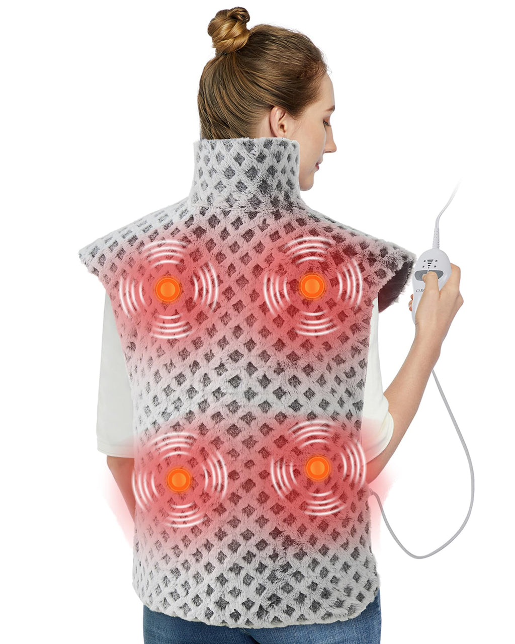 4 Massaging Heating Pad Q7577