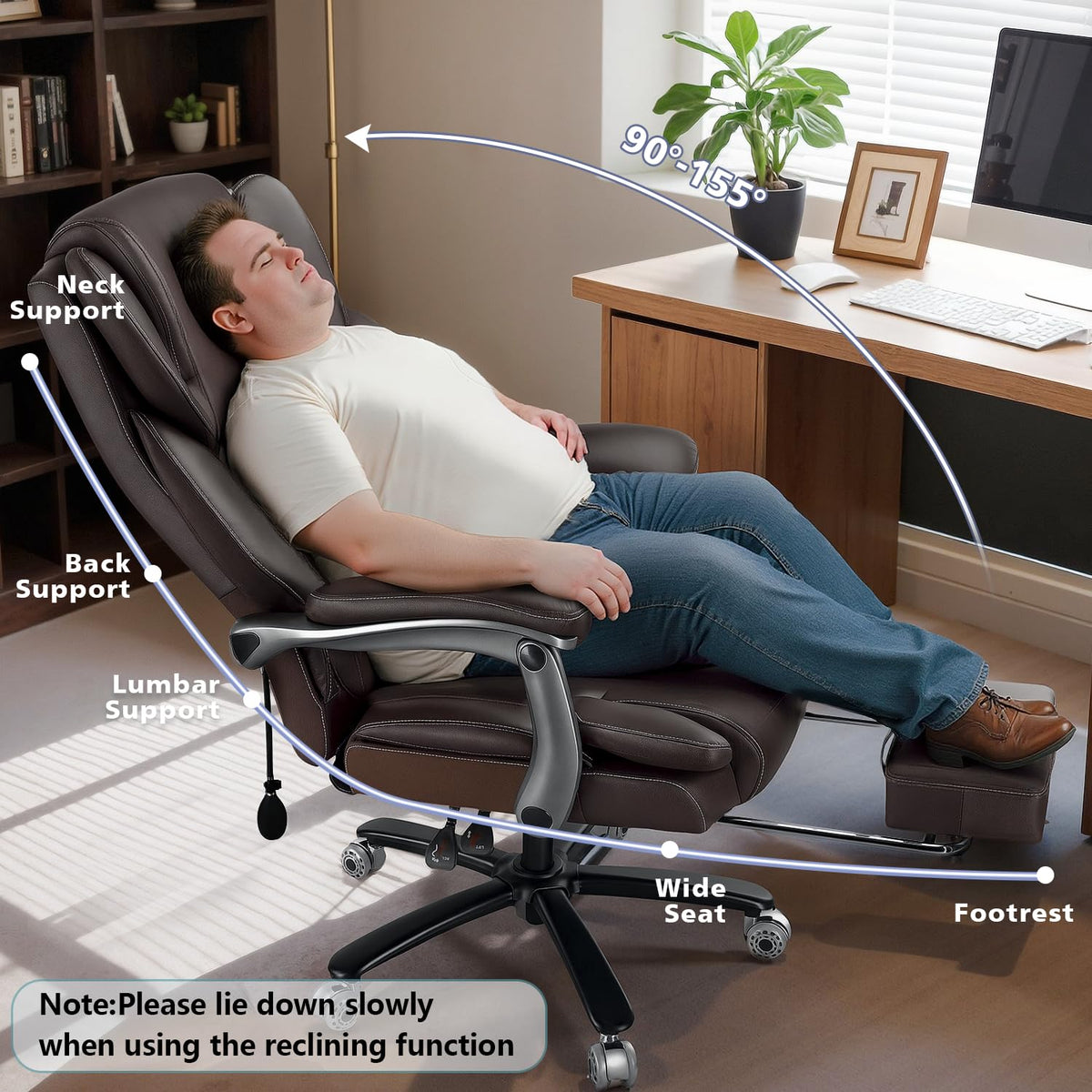 Big and Tall Heavy Duty Office Chair Q370