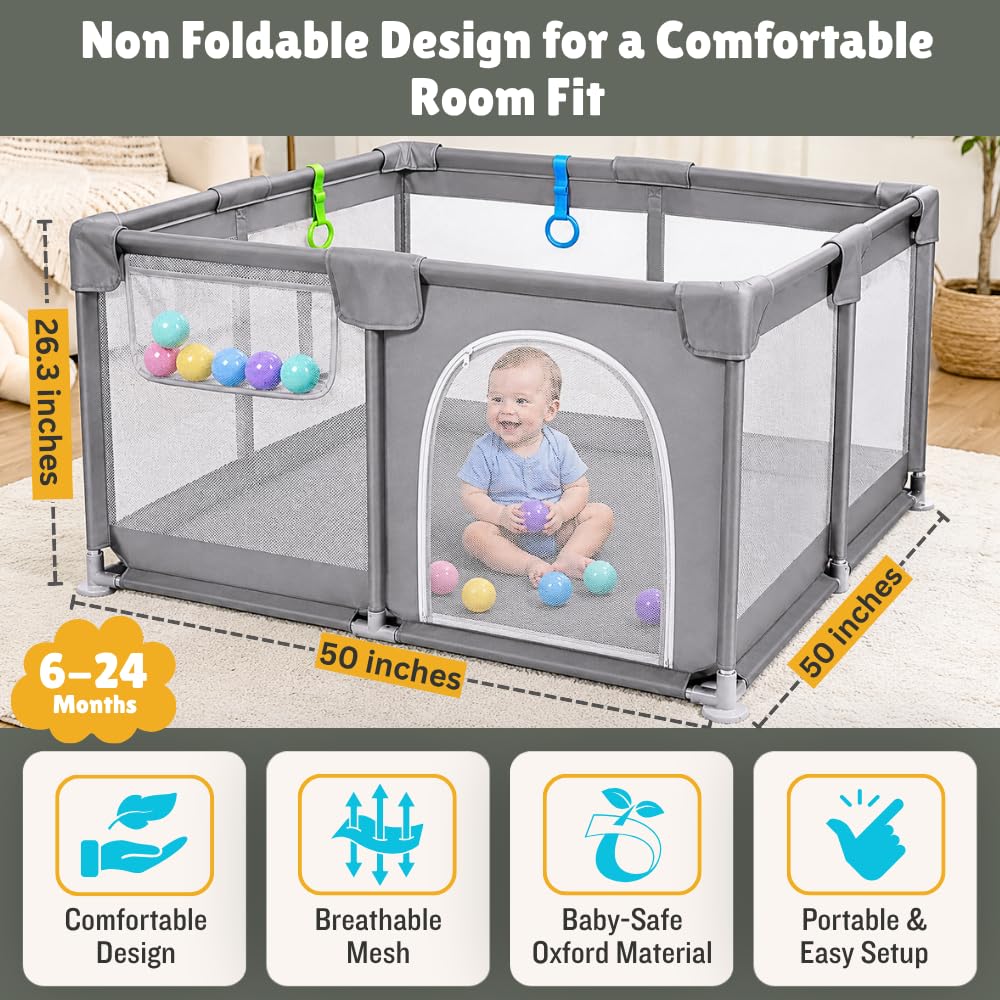 Baby Playpen 50x50 inches K7102