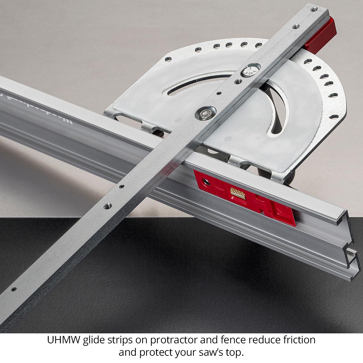 Universal Table Saw Miter Gauge with Extendable Fence U404