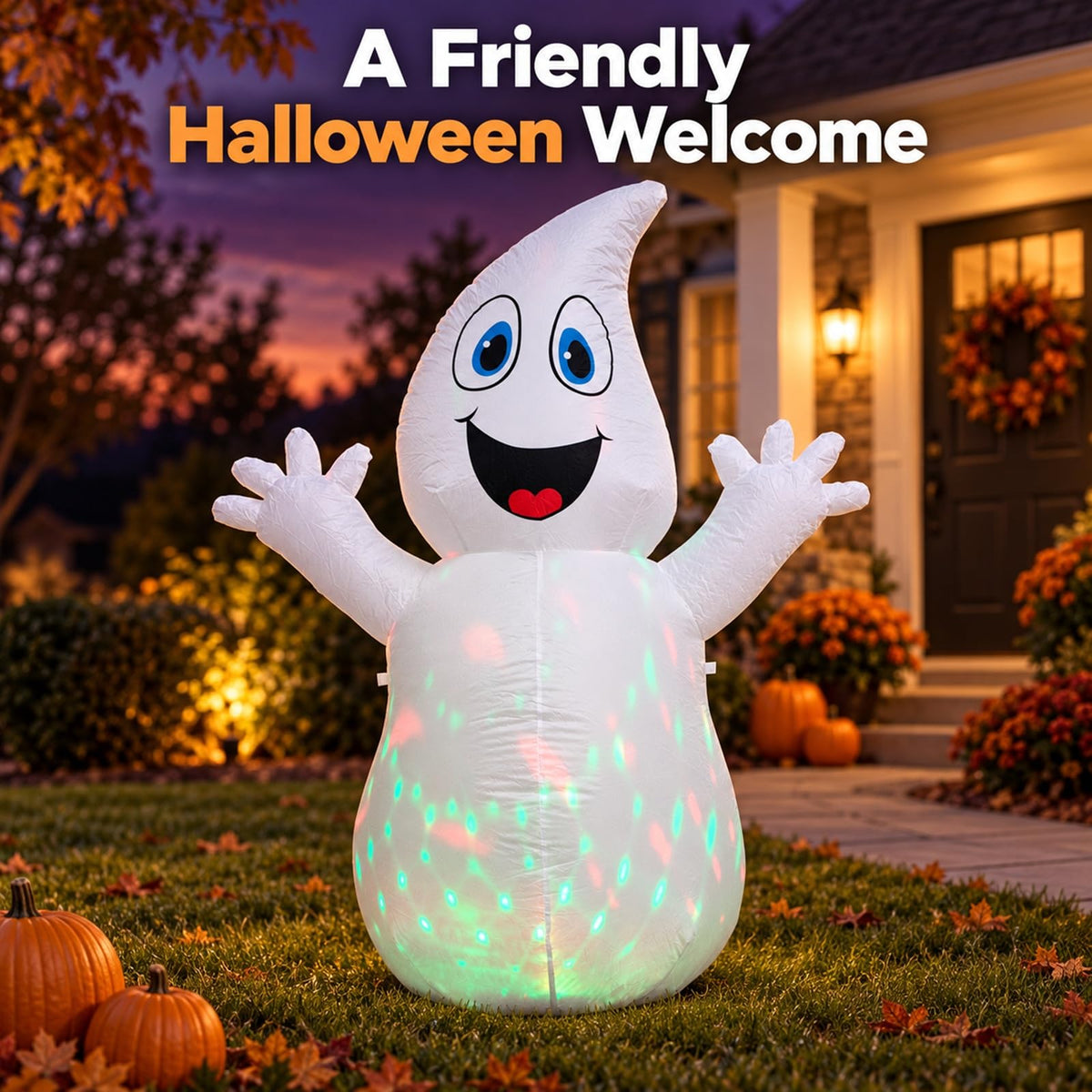 5.5 FT Inflatable Ghost with Light M441950