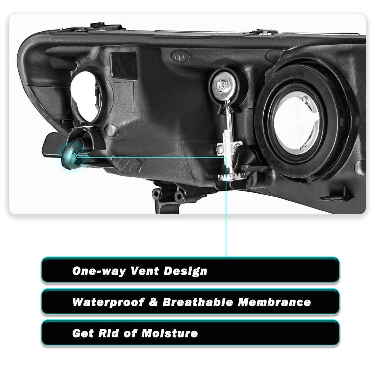 Headlight Assembly Set Driver & Passenger Side K3264