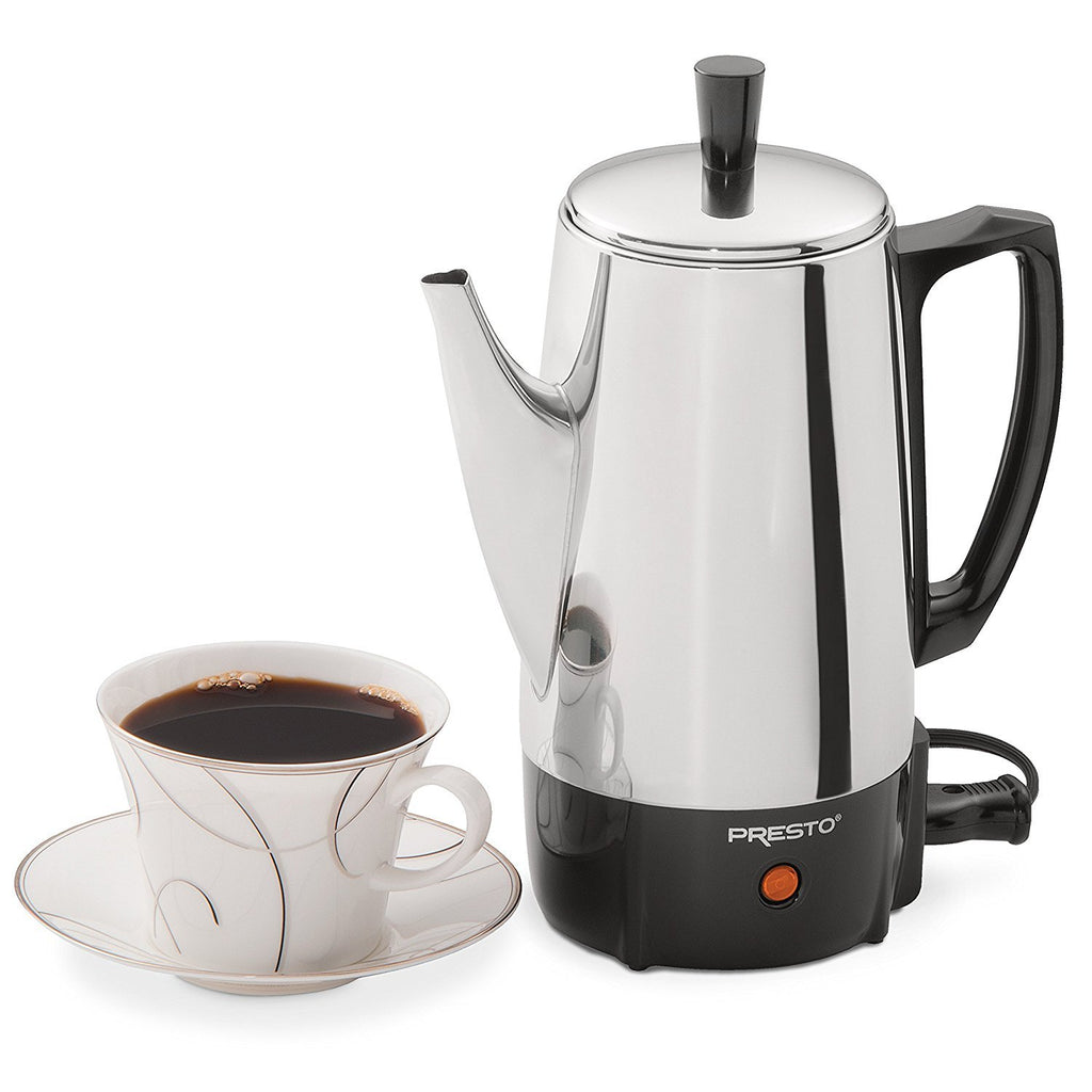 Stainless Steel 6-Cup Electric Coffee Percolator J7792