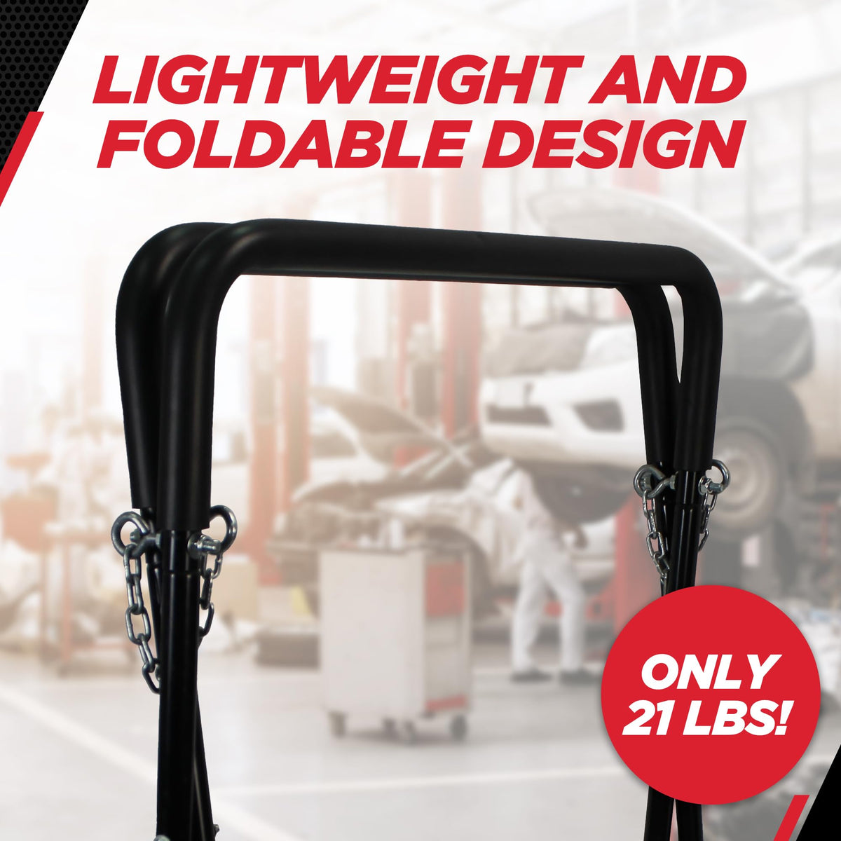 Heavy Duty Folding Stand, 32"-42" Adjustable Height B3466