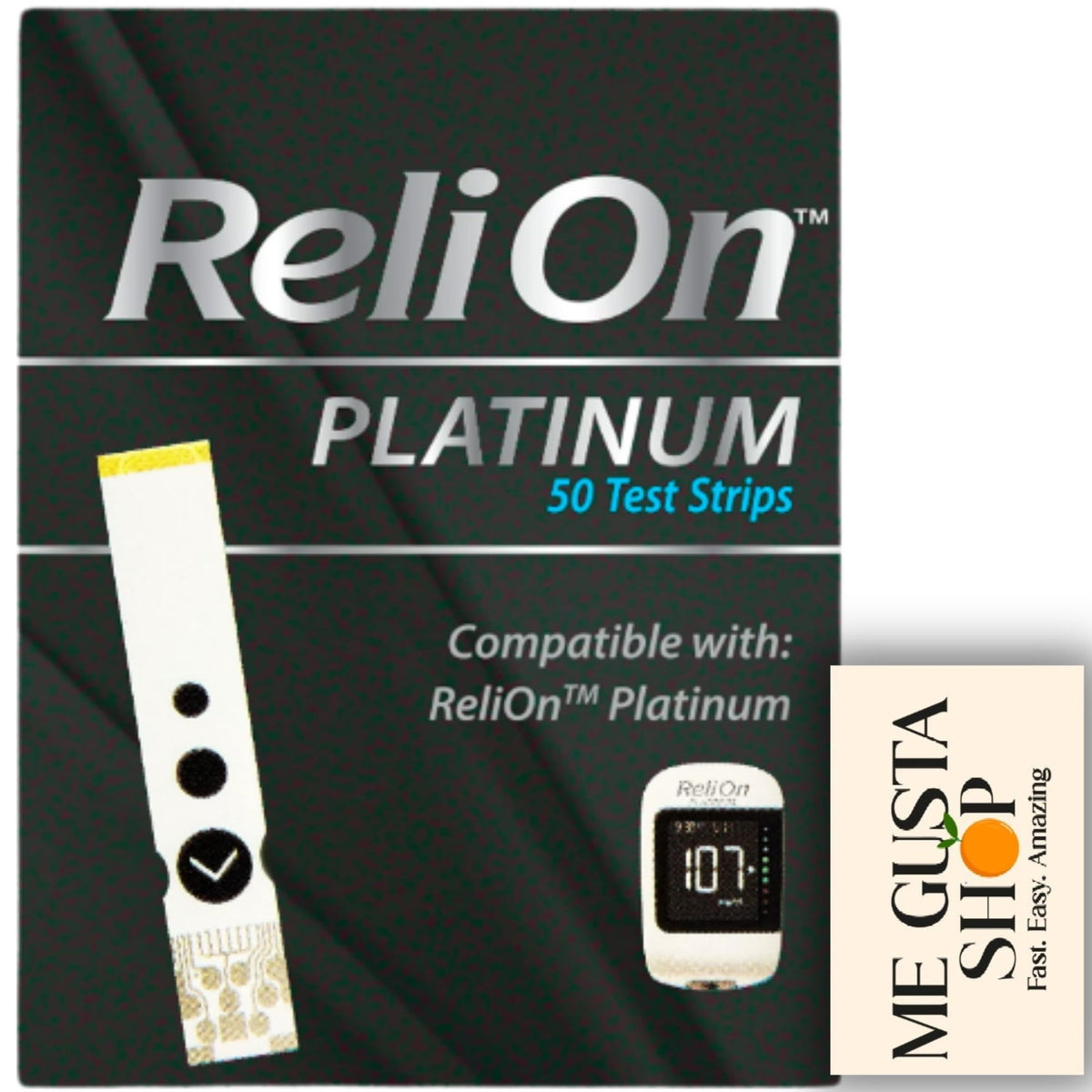 Blood Glucose Test Strips 50 Count P1495