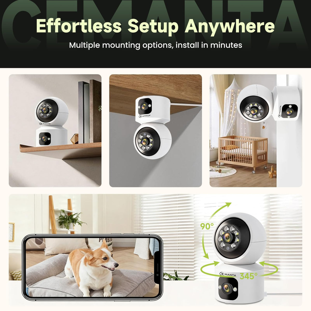4MP Indoor Security Camera P111465