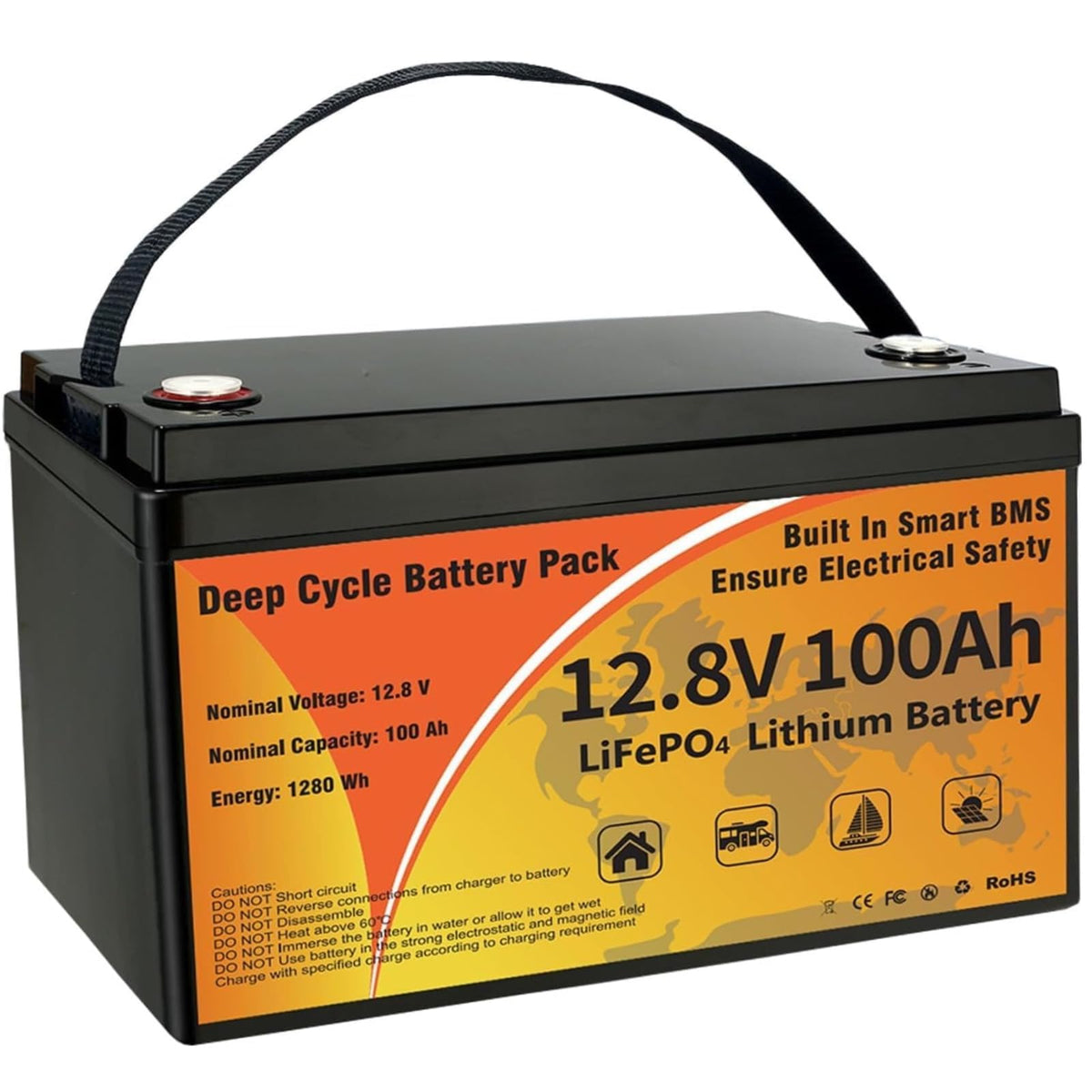 12V 100Ah LiFePO4 Battery Group 31 Y74310
