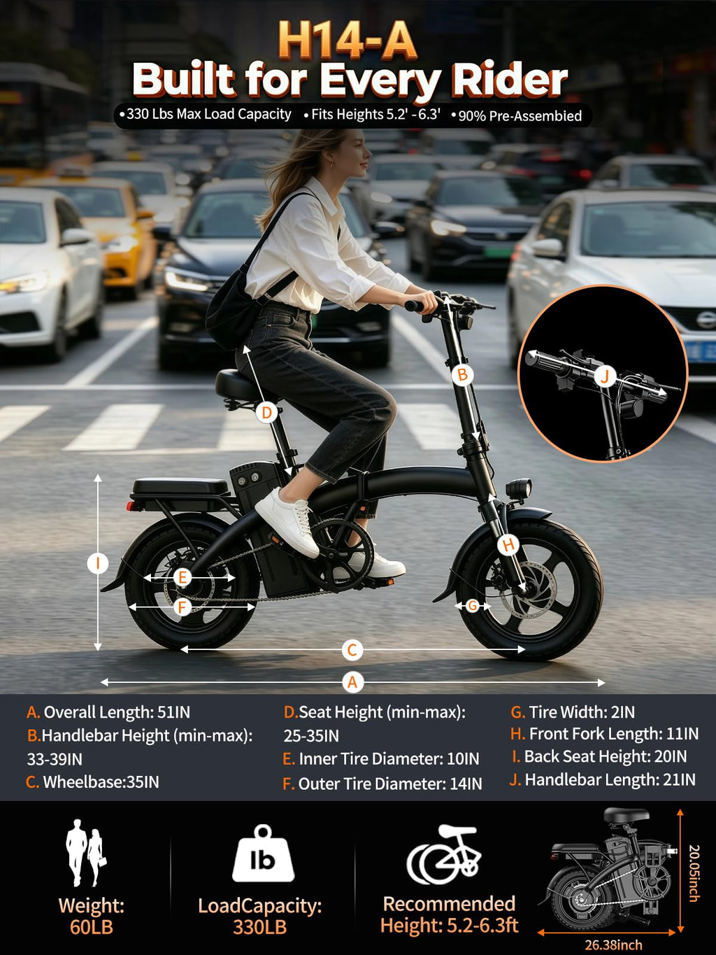 Folding Electric Bike H156804