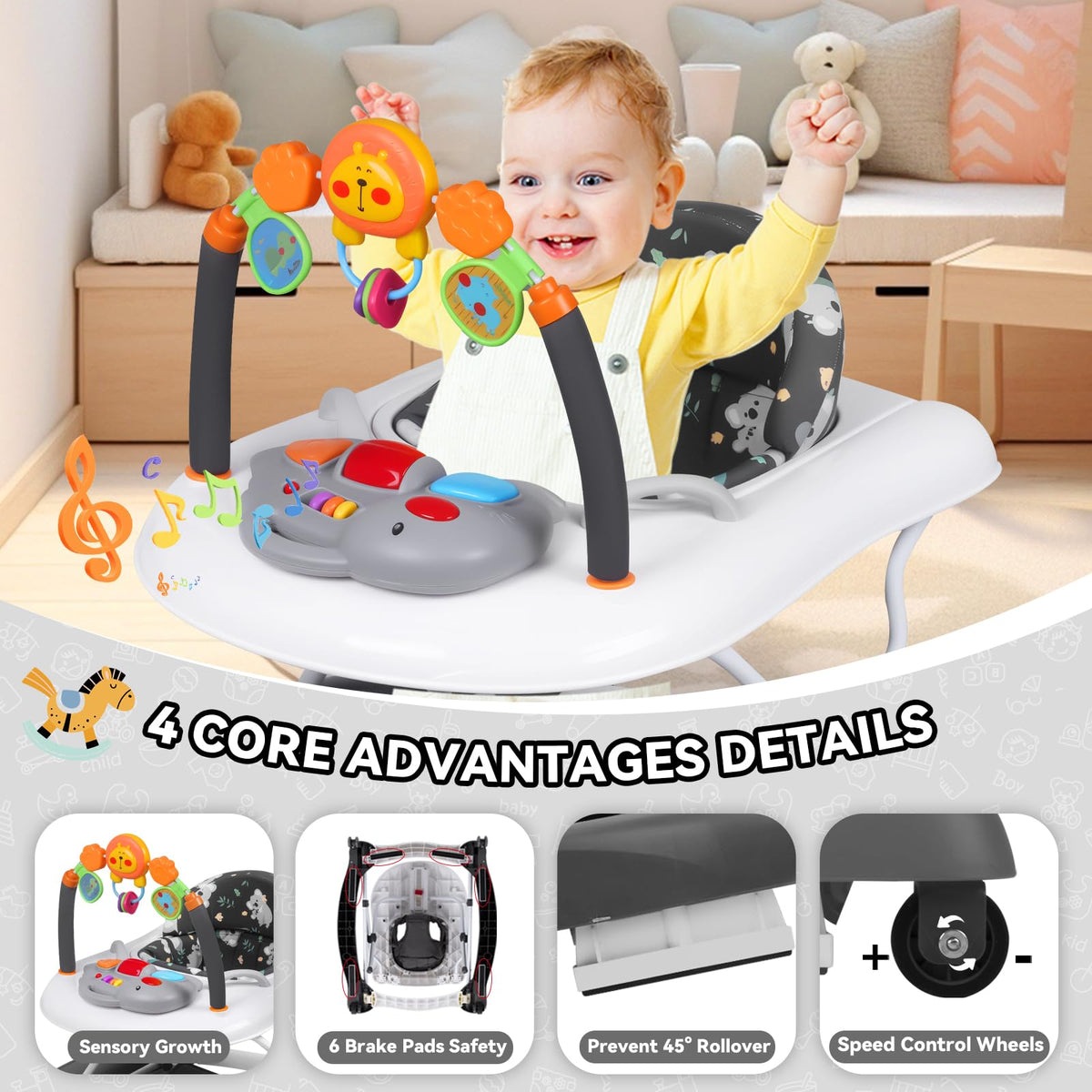 Foldable Baby Walker Y180242
