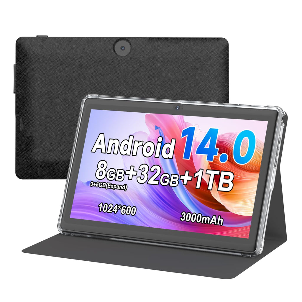 7 Inch Android Tablet with Protective Case, 8GB RAM 32GB ROM P870