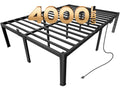 Queen Bed Frame with Charging Station U378340