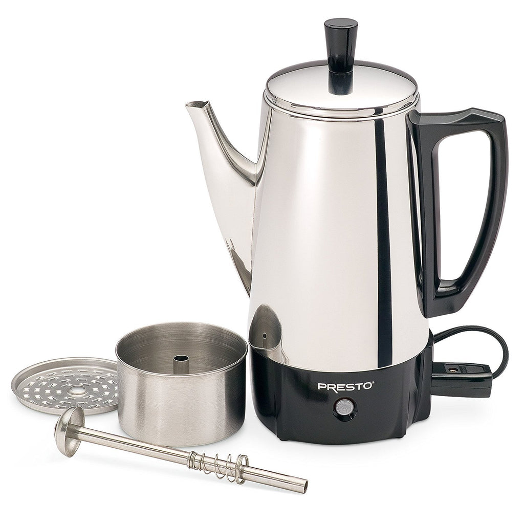 Stainless Steel 6-Cup Electric Coffee Percolator J7792