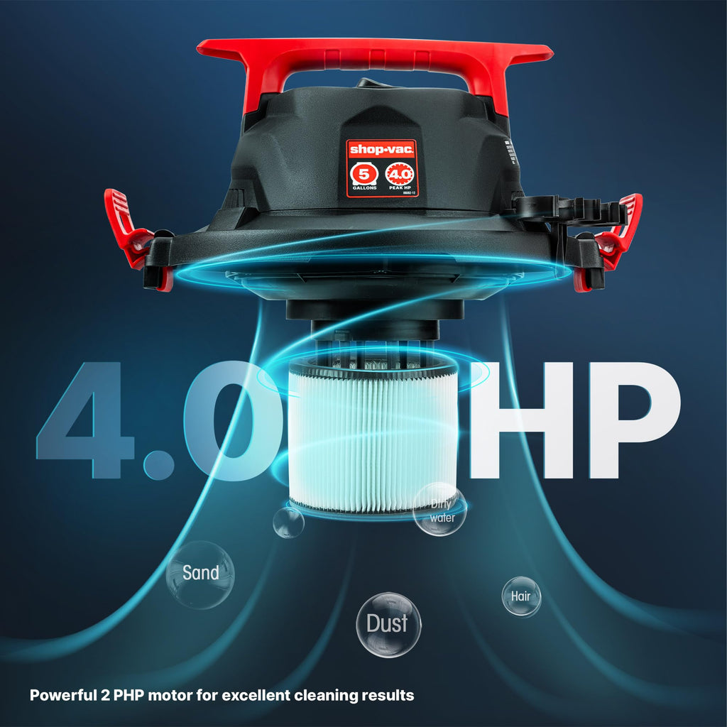 Wet/Dry Vacuum with Blower, 5 Gallon, 4 Peak HP X69345