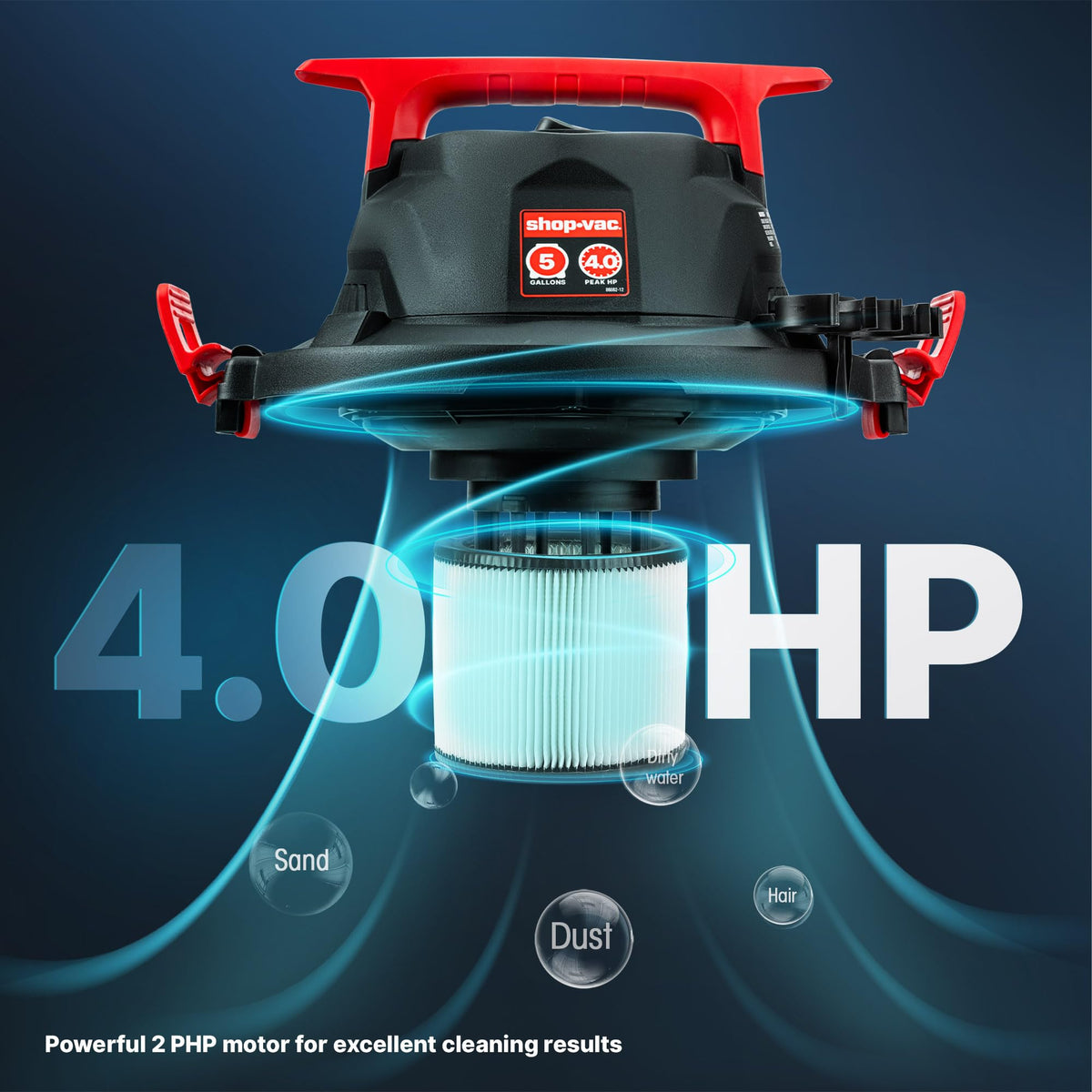 Wet/Dry Vacuum with Blower, 5 Gallon, 4 Peak HP X69345