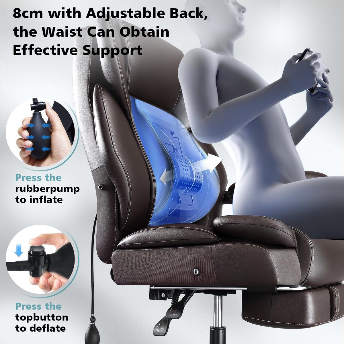 Big and Tall Heavy Duty Office Chair Q370