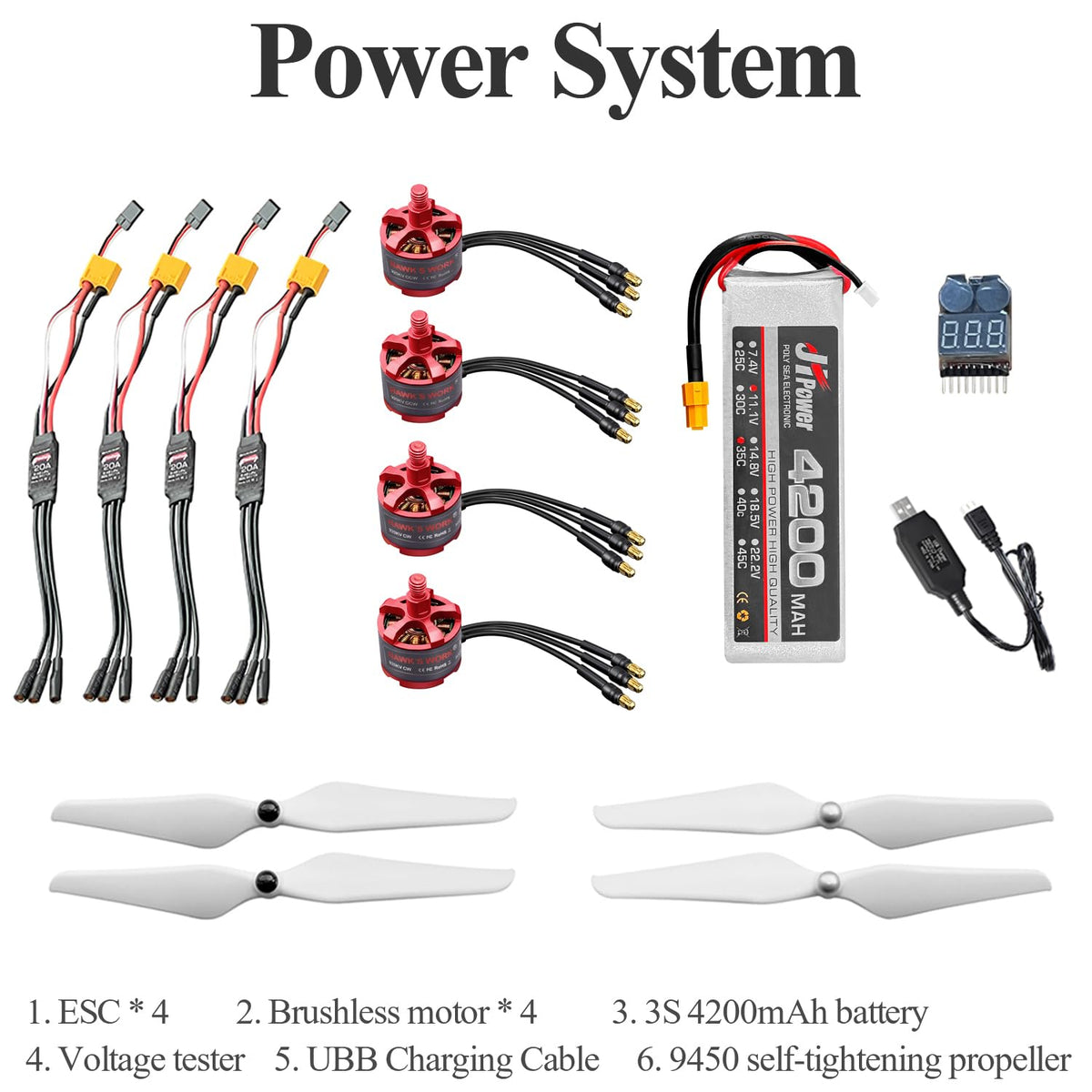 DIY 450mm Quadcopter Set U653