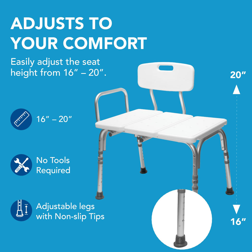 Height Adjustable Shower Bench and Shower Chair H306010