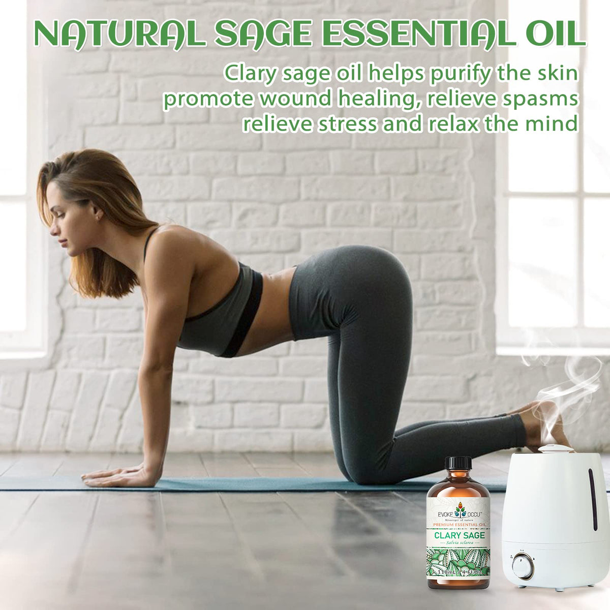 Rosemary Clary Sage Ylang Ylang Geranium Lavender Essential Oil 4 Oz R6066