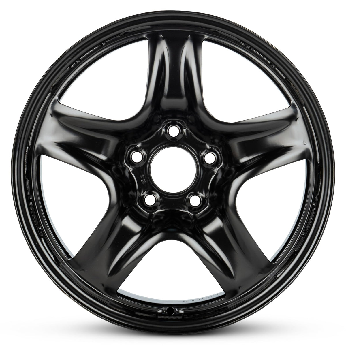 17 Inch Painted Black Car Wheel I93321