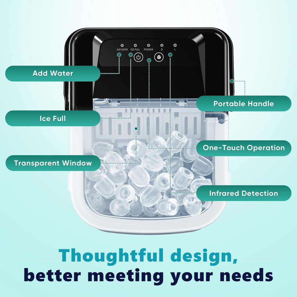 Countertop Ice Maker with Self-Cleaning H43000