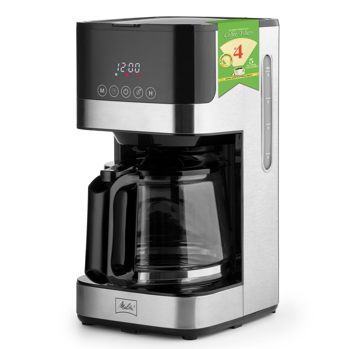 Glass 10-Cup Drip Coffee Maker T55844