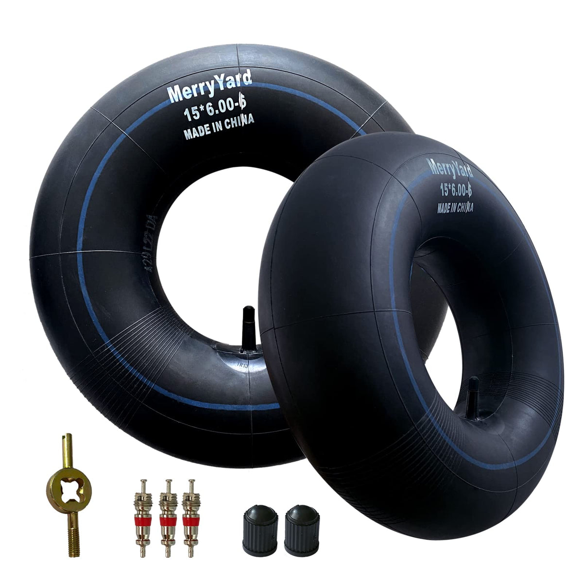 15x6.00-6" Inner Tubes with TR-13 Straight Valve Stem, 2-Pack W958